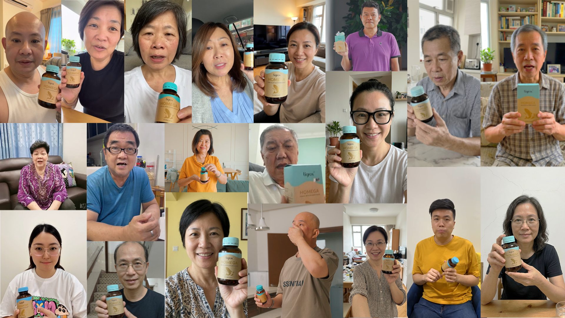 Homega 真實顧客見證合照